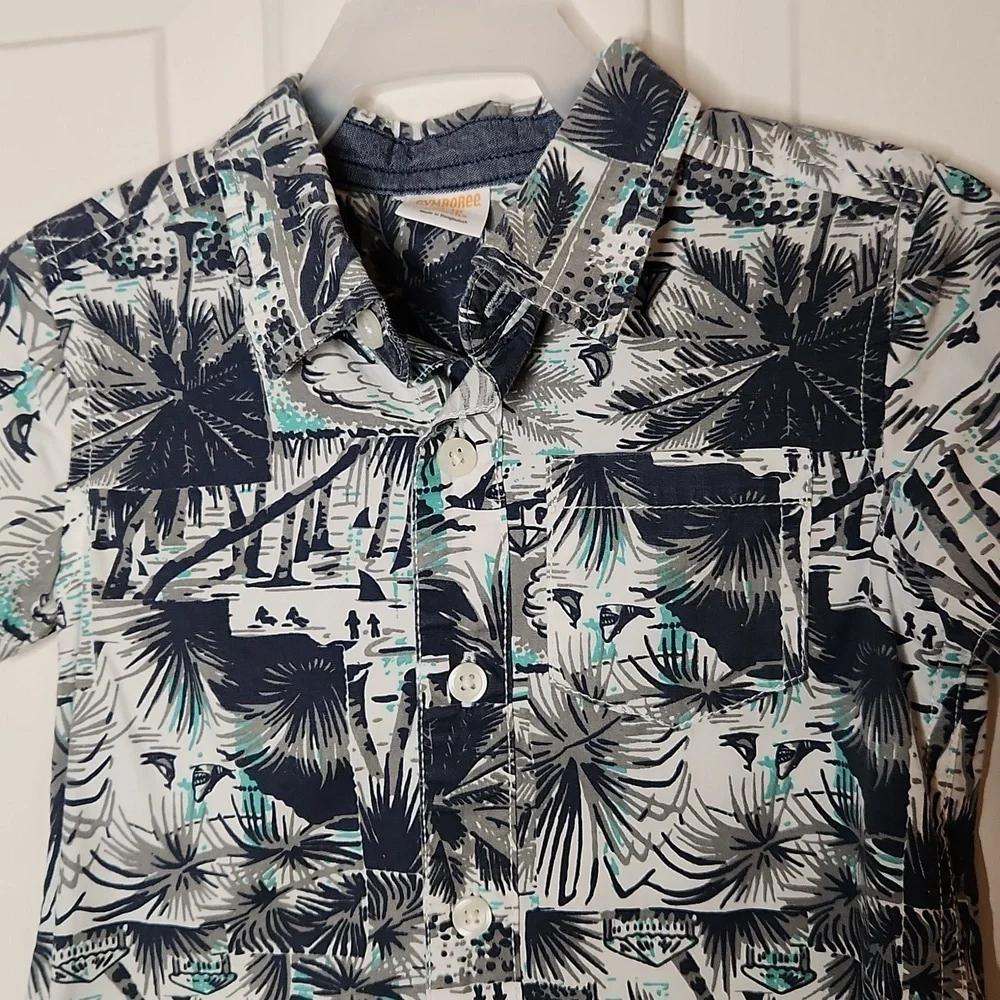 Gymboree Baby Boy Hawaiian Shirt Size 12-18 Months